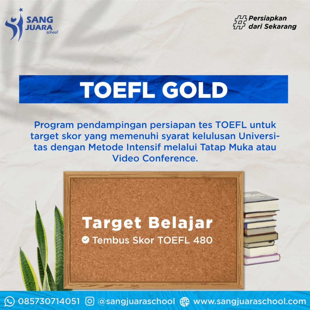program toefl gold sang juara school
