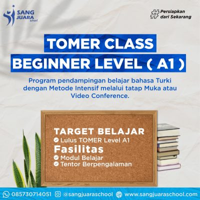 program tomer kelas bahasa turki sang juara school