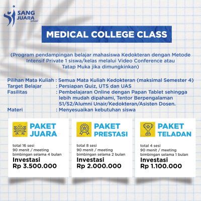 medical college class sang juara school